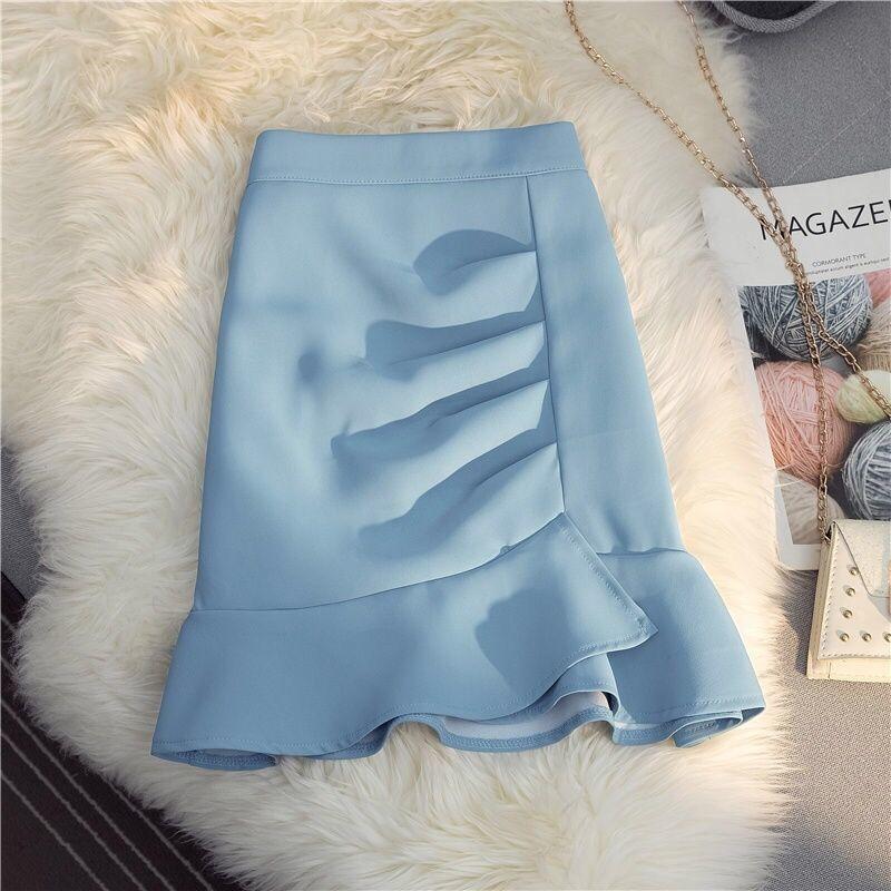 Летние женские офисные юбки женские винтажные повседневные сетчатые юбки с высокой талией короткая юбка