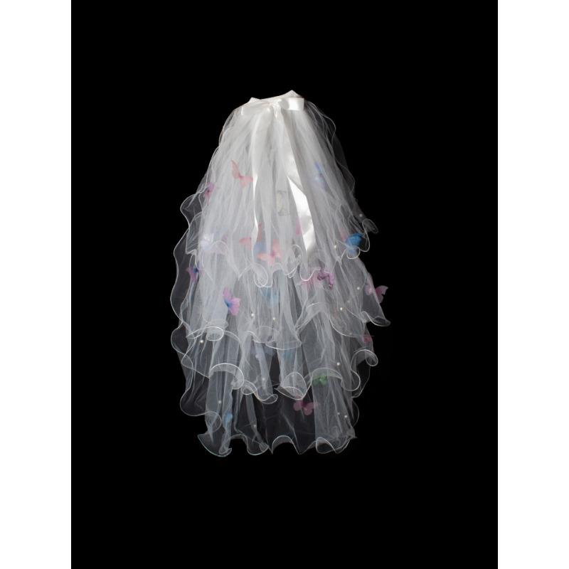 Colorful Butterfly Veil Registration Fluffy Veil Multi Layered Bridal Wedding Headdress Super Fairy Photography Photo Props