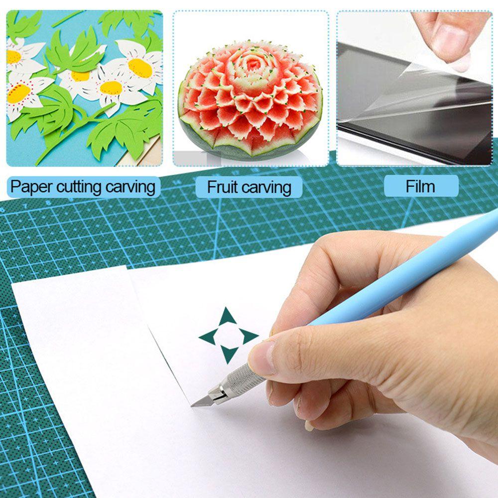 Ручной счет лента нож для резьбы художественный нож ручка инструмент для резки поделки прецизионный резак для бумаги