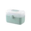 Medicine Storage Box Drug Storage Container with Anti Slip Handle Foldable Home First-aid Kit Household Large Capacity Suitcase