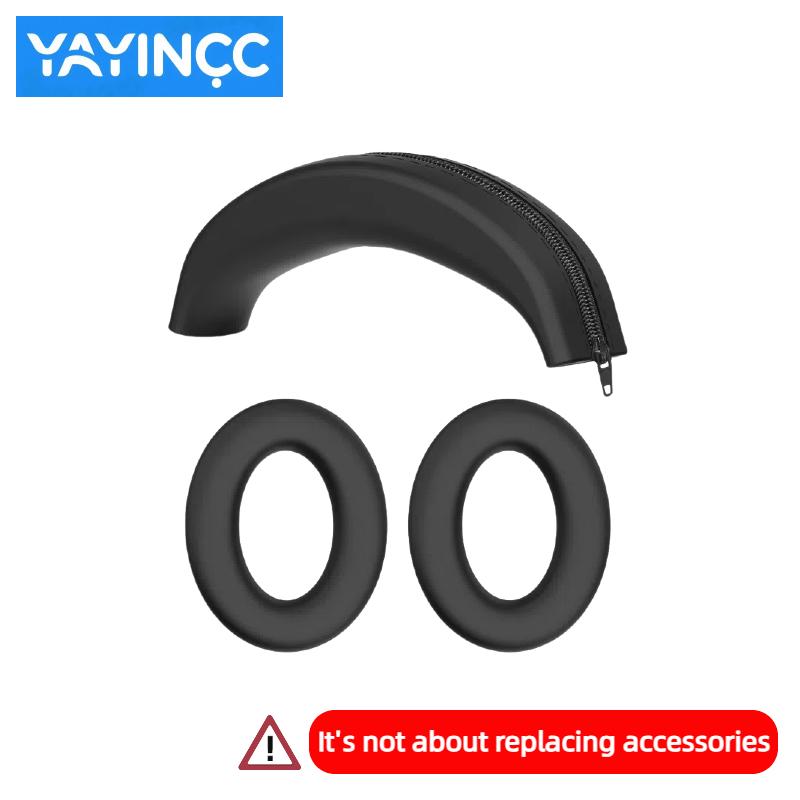 YAYINCC for Bose QC15 QC25 QC35 QC45 earphones Silicone ear cap/zipper head beam protective cover not afraid of peeling off skin