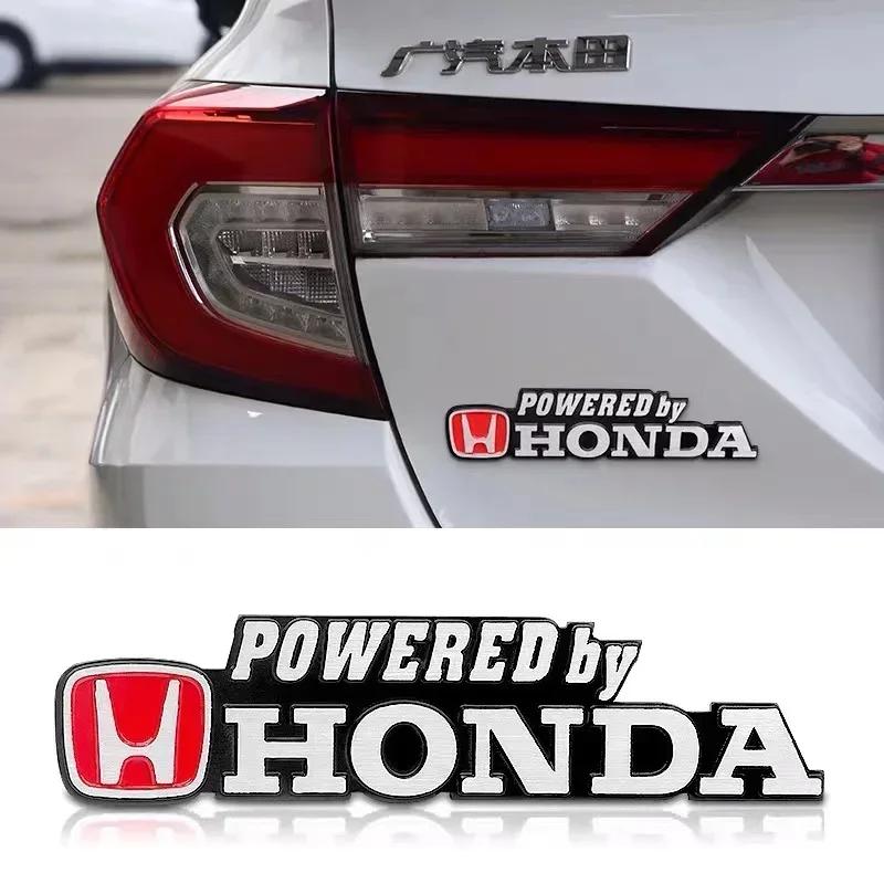 For Mugen Power Honda Civic Accord CRV Hrv Jazz Accessories 3D Metal Car Styling Side Body Badge Emblem Decal Car Logo StickerSR1