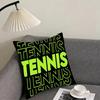 Funny Word Sports Cushion Cover Pillowcase Ultra Soft Skin Friendly Fabric Cloud Like Comfort  Concealed Zipper