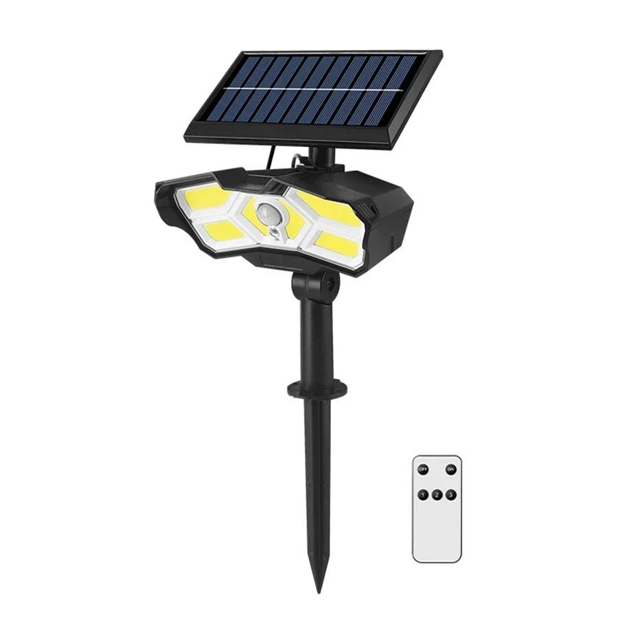 Новый солнечный 128/9LED Human Induction настенный светильник COB Spot Light уличный водонепроницаемый дворовый сад декоративный наземный светильник