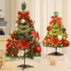 30/60cm Christmas Tree Ornament for Home Artificial Mini Christmas Tree Gold Tower Pine Xmas Navidad Tabletop Decoration Craft