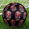 Football Player Snowy Scene Soccer Ball Size 5 Football Machine-Stitched Indoor/Outdoor Training and Matches for Football Accessories