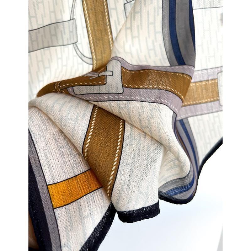 Korean Fashion and Artistic Lines High-end and Fashionable Streamers Multi-function Professional Scarf Neck Protection