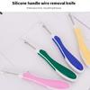 2 Pcs Silicone Wire Remover Seam Rippers Easy to Use Thread Remover Tool Practical Sewing Tool for Crafting