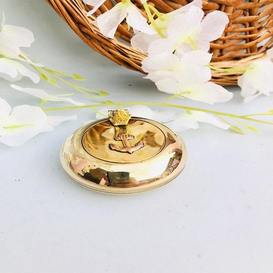 Retro Gold Anchor Nautical Brass Anchor Decor Birthday Gift Table Decor Nautical Gift