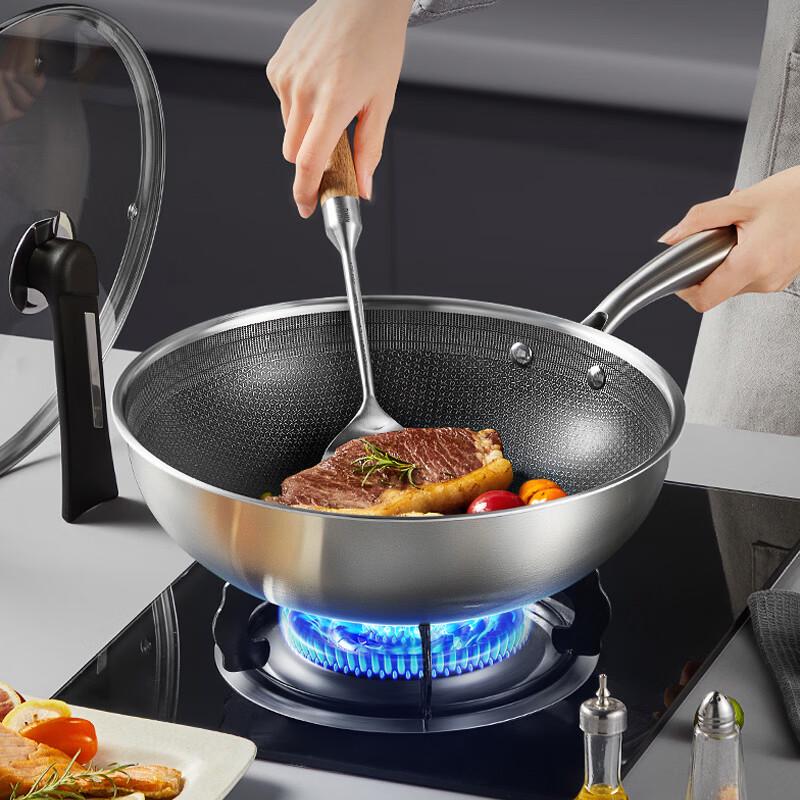 COOKER KING Starry Multi-Layer Stainless Steel Wok (32cm)