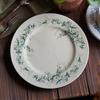 Винтажные керамические тарелки во французском стиле Послеобеденный чай Закуски Десерты Вкусные блюда Обеденная тарелка Изысканная бытовая посуда
