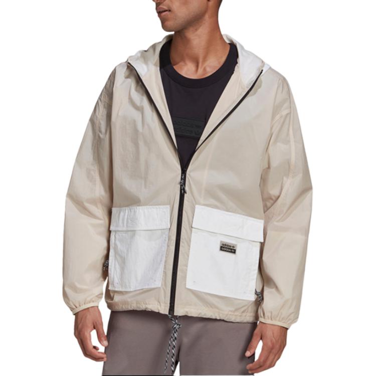 adidas Куртки Мужские Абрикосовые С капюшоном Тонкие Другие GN3343