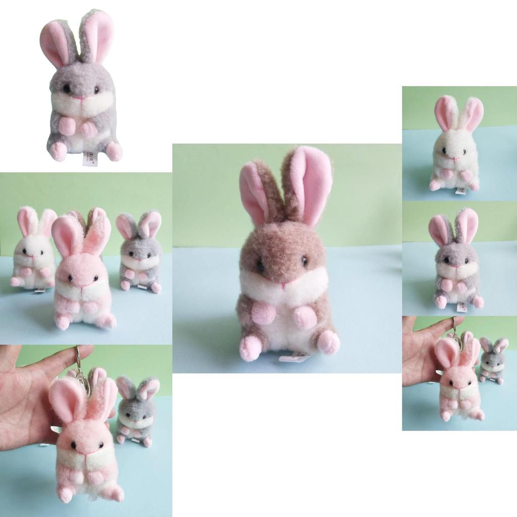 Soft And Cuddly Rabbit Plush Toy Keychain Ideal For Bags And Car Hangings