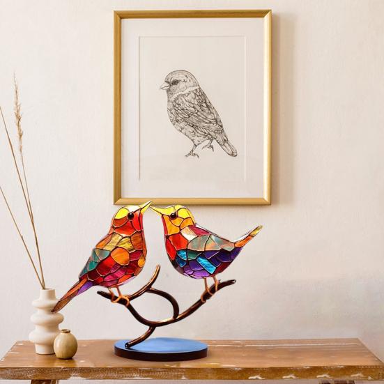 Модная тонкая работа, декоративная изысканная скульптура птицы, украшение, украшение для комнаты, украшение в виде птицы