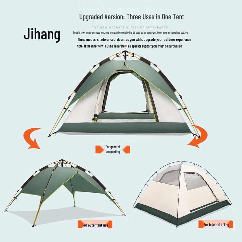 Automatic Pop-Up Camping Tent for 3-4 People