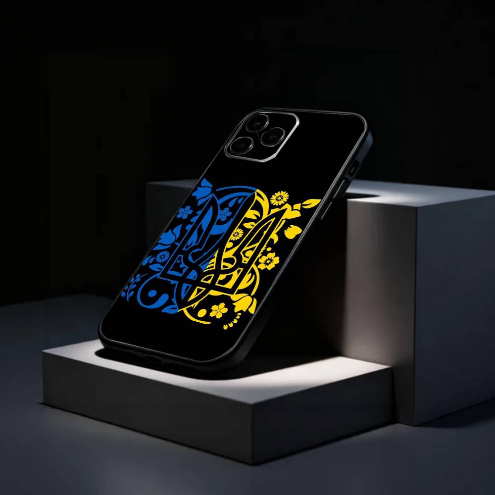 Украина Узор Орнамент Чехол для Телефона Силиконовый Мягкий Для IPhone 17 16 15 14 13 12 11 X XR Plus Pro Max Plus