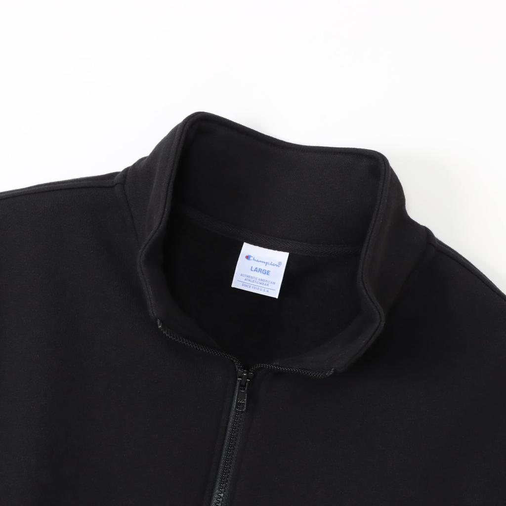 Champion Long Sleeve Cotton USA Script Logo Sweatshirt C8-Y014Z-090-L Half-Zip