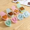 1 Set DIY Japanese Children Rice Ball Mold Food Grade Press Design Cute Bear Blossom Heart Shaped Sushi Mold Kitchen Accessories