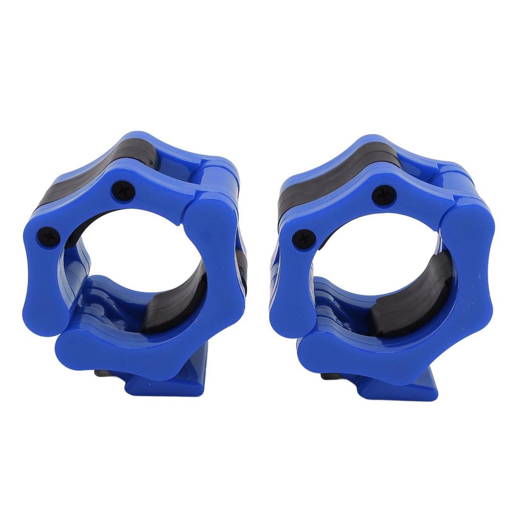 1 Pair Barbell Clamps Collars Adjustable Quick Release Professional Locking Weight Clips for