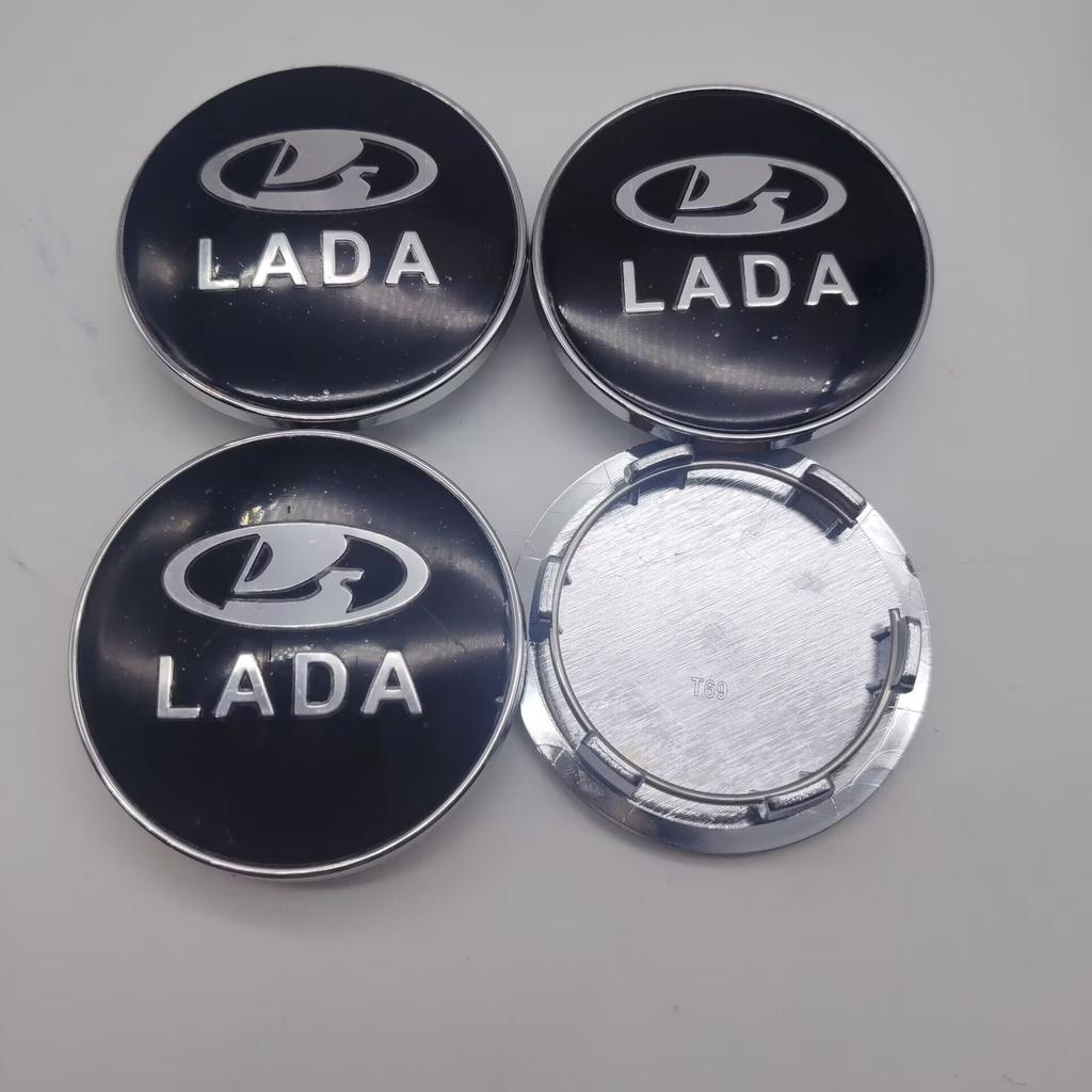 4Pcs Lada Wheel Center Cap 69mm 56mm(ID) Rim Cover Hub Cap Wheel Hubcap LADA Emblem Car Styling Accessories