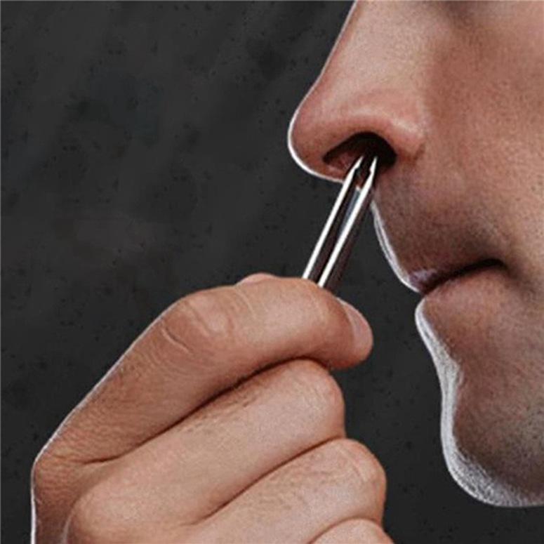 Универсальный круглый зажим для волос в носу, триммер для бровей, пинцет, инструмент для стрижки волос в носу