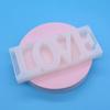 Valentine's Day Romantic Love Decorative Ornaments Mold High Quality Epoxy Resin Crafts Mold Handmade Gift Making Silicone Mould