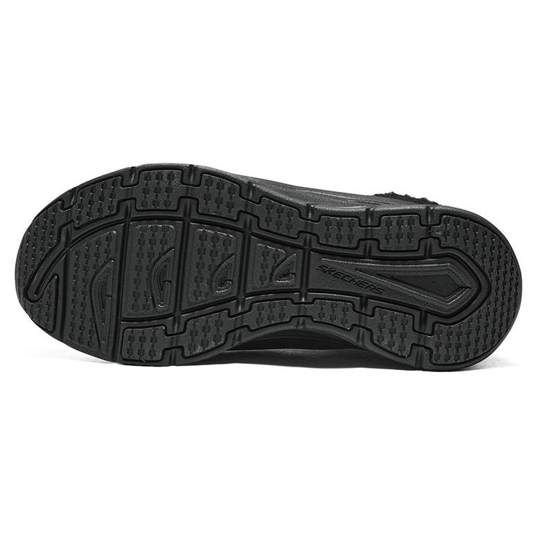 Skechers Простые модные универсальные короткие снегоступы женские ботинки черные 167852-BBK