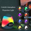 Лазерный Звездный Атмосферный Свет Музыкальный Будильник Отображение Времени Красочный Атмосферный Настольный Декоративный Свет Bluetooth-динамик Ночник