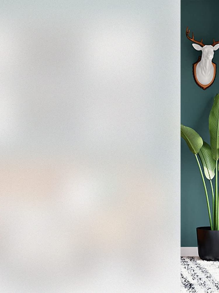 Широкая матовая пленка для защиты окон шириной 75/90 см, неклеящиеся пленки для оконных стекол, терморегулирующие статические съемные наклейки для окон