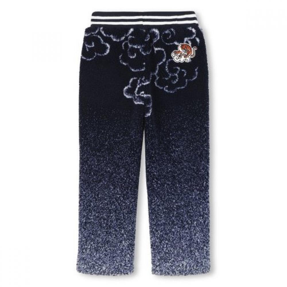 Kenzo Kids Флисовые брюки-джоггеры для подростков 25fw Z256afp123