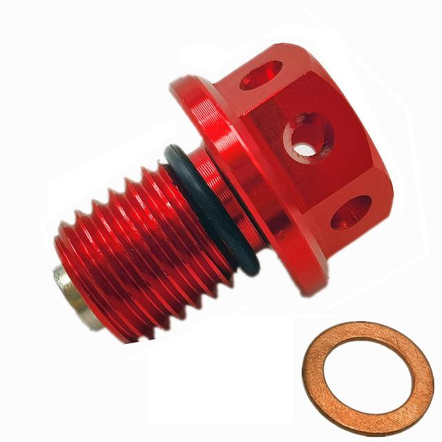Магнитный болт слива масла с ЧПУ для Kwasaki ER4N ER6N ER6F Z1000 Z650 Z250 Z750 Z800 ZR750 ZX6R 7R 10R ZX11 12R 14R KLX125