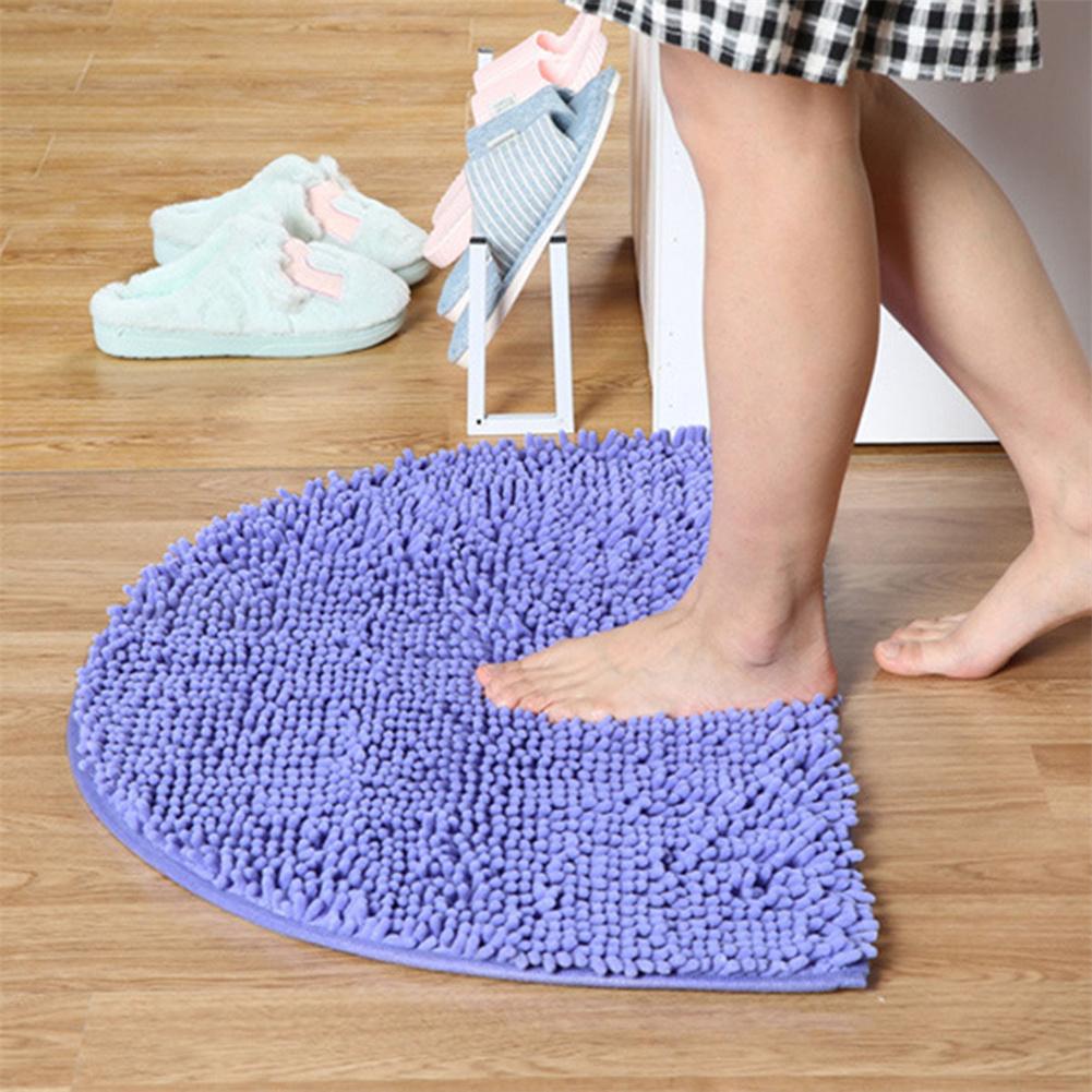 Полукруглый ковер из синели, модный полукруглый лохматый