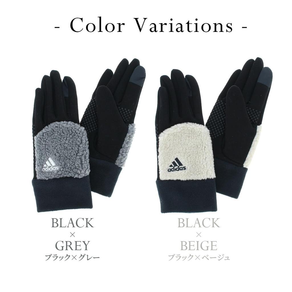 Adidas Popular Brand Boa Switchable Jersey Gloves Smartphone Touch Panel Compatible Boa Lining Warm Cold Protection Gloves Bicycle Commuting To School