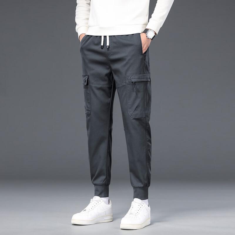 Jeep Мужские летние повседневные брюки-джоггеры карго