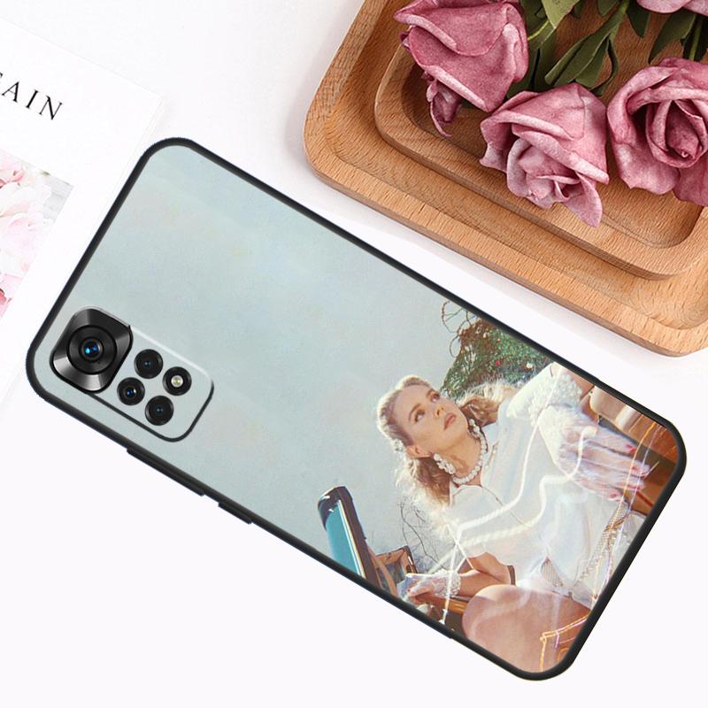 Чехол для телефона Xiaomi Redmi Note 11 10 9 8 12 Pro Plus 12S 11S 10S 9S с изображением певицы Ланы Дель Рей Чехол для Redmi 12C 10C 9C
