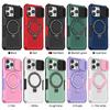 Armor Stand Holder Full Slide Cap Phone Case For IPhone 15 14 13 12 11 Pro Max Plus Magsafe Wireless Charge Magnetic Cover