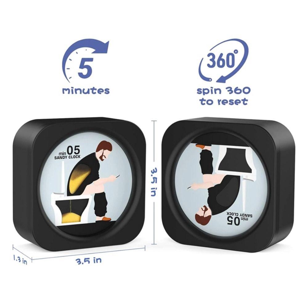 Унитаз Форма песочные часы Таймер для туалета Забавный новинка Напоминание Таймер 5 минут Песочные часы Папа