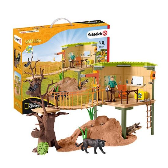 Schleich Ranger's Safari Adventure Base Figure Set SL42507, Popular Toys In Korea