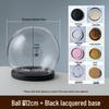 Eternal Flower Glass Dome: Modern Home Decor with Preserved Flowers and Handcrafted Figurine