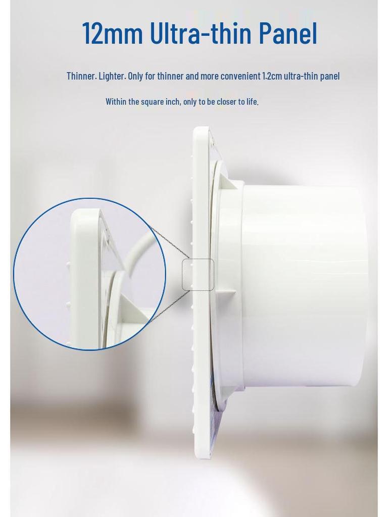 Jinling Round Wall & Glass Window Exhaust Fan, 6/8 Inch, Bathroom Ventilation Fan