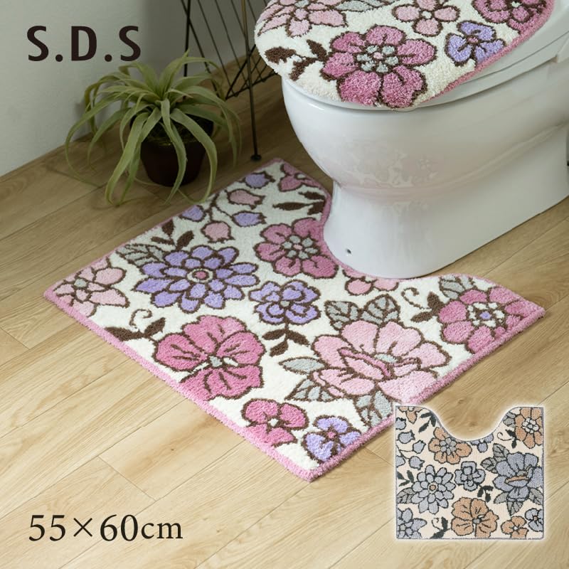 Senko Charlotte Toilet Lid 51933 [SDS] Cover, Dual-Use Type, Rose,