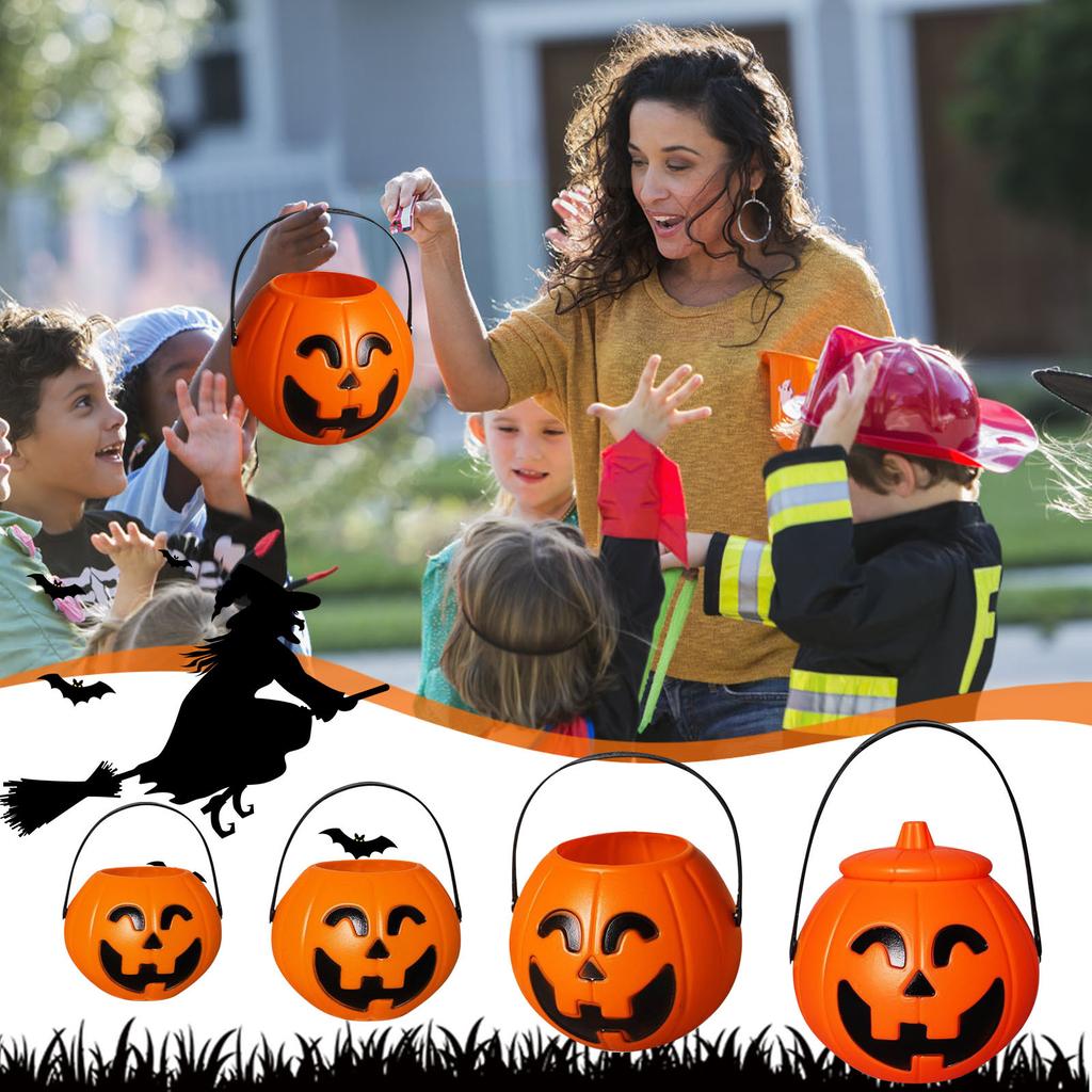 Украшения на Хэллоуин, миска для конфет на Хэллоуин, котел для Хэллоуина, переносное ведро для конфет на стойке, желтый котел для домашней кухни в помещении