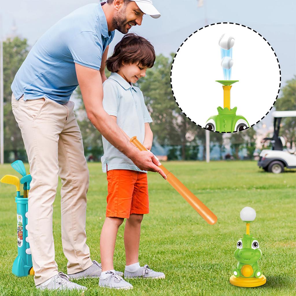 Набор для бейсбольной катапульты «Динозавр», спортивная игрушка для бейсбола на открытом воздухе в подарок