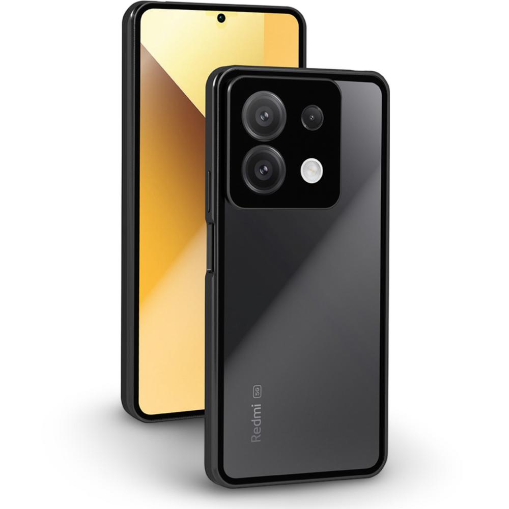 Case for Xiaomi Redmi Note 13 5G, Magnetic Dual Glass, black