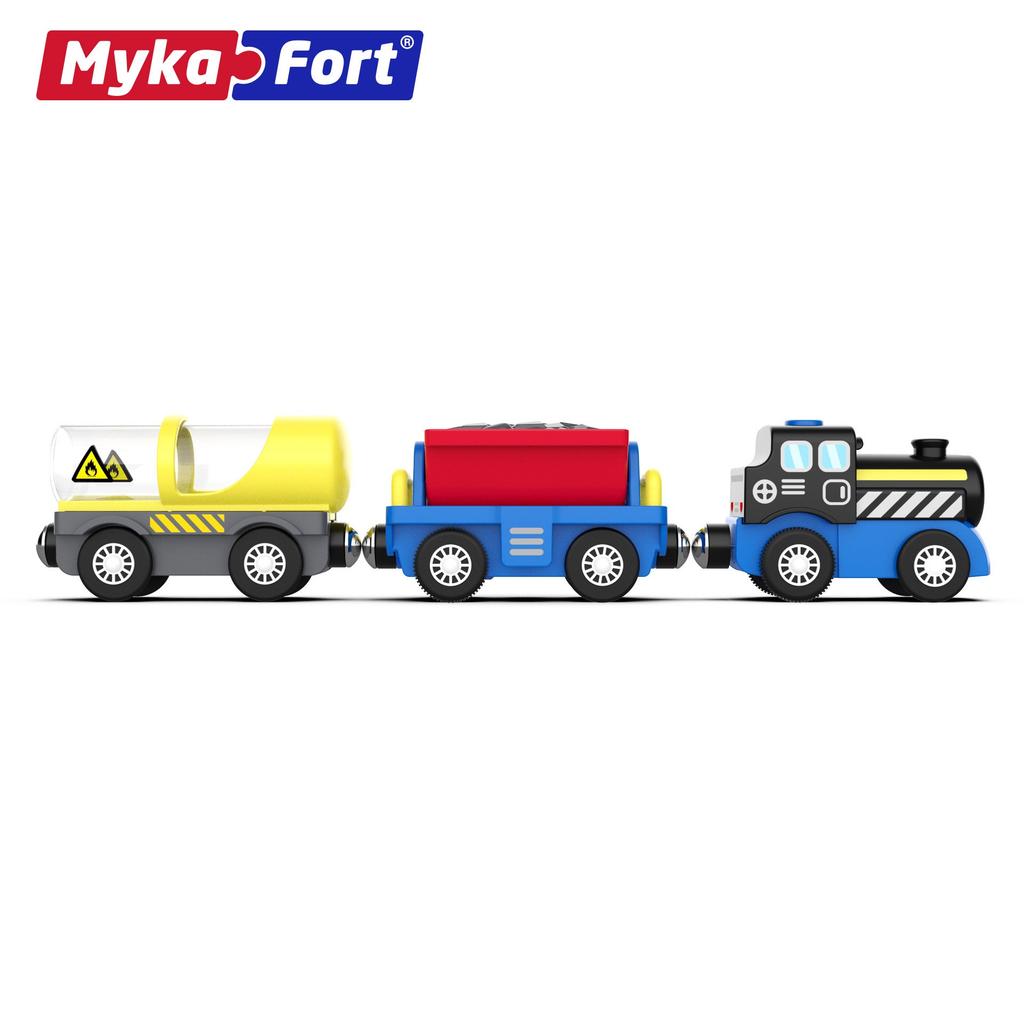 Маленький Поезд Деревянная Железная Дорога Электрическая Игрушка Инженерная Машина Саймона Детская Деревянная Развивающая Сборная Игрушечная Машина