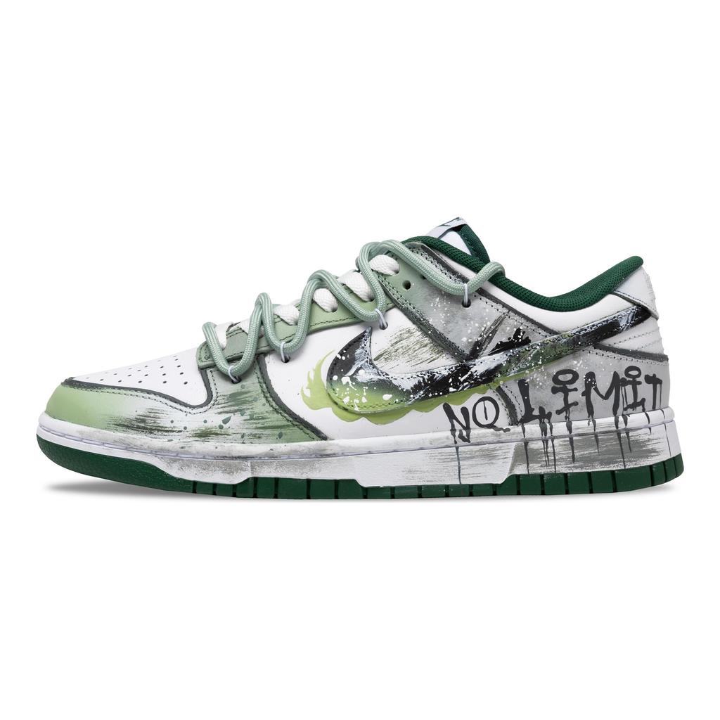 Nike Кроссовки Dunk Dreamy Phantom Термостойкие Нескользящие Баланс Легкие Дышащие Низкие Скейтбордические Обувь Унисекс Зеленые DD1391-101(Команда776-)