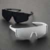 2 Pairs Of Men'S Surround Mirror Reflective Glasses Oversized Round Frame With Interlocking Hinges Sports And Daily Use