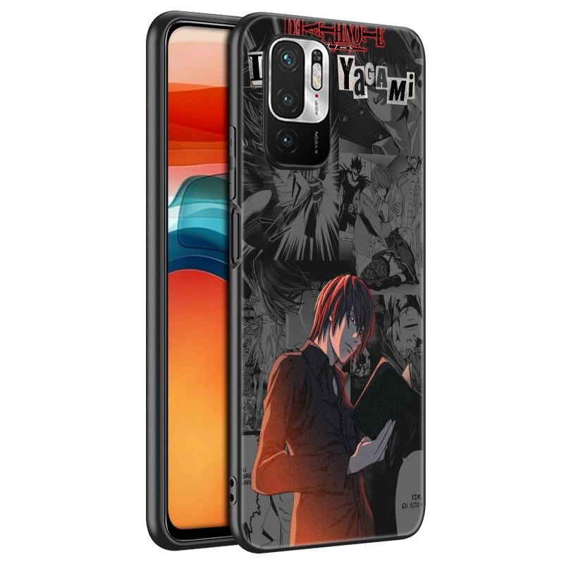 Силиконовый чехол для телефона с аниме Манга Death Note Ryuk для Xiaomi Redmi Note 11 10 9 8 Pro 11T 10T 10S 9S 8T 9 9A 9C 9T, черный чехол