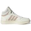 Adidas Neo Hoops 3.0 Comfortable Trendy Lightweight Durable Non-Slip Mid-Top Sneakers Women Sneakers Pink White HP7956