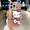 Cute Hello Kitty Casing For Iphone 17 Air 17 Pro Max 1615 14 11 12 13 Pro Max 16 Plus 16e 13 Mini Lovely Cartoon Hard Phone Case